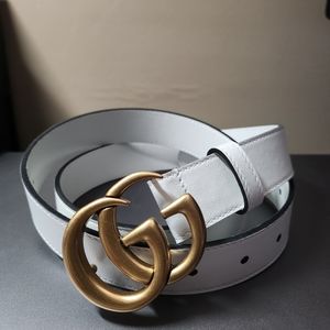 GUCCI WHITE LEATHER BELT - Neverworn!